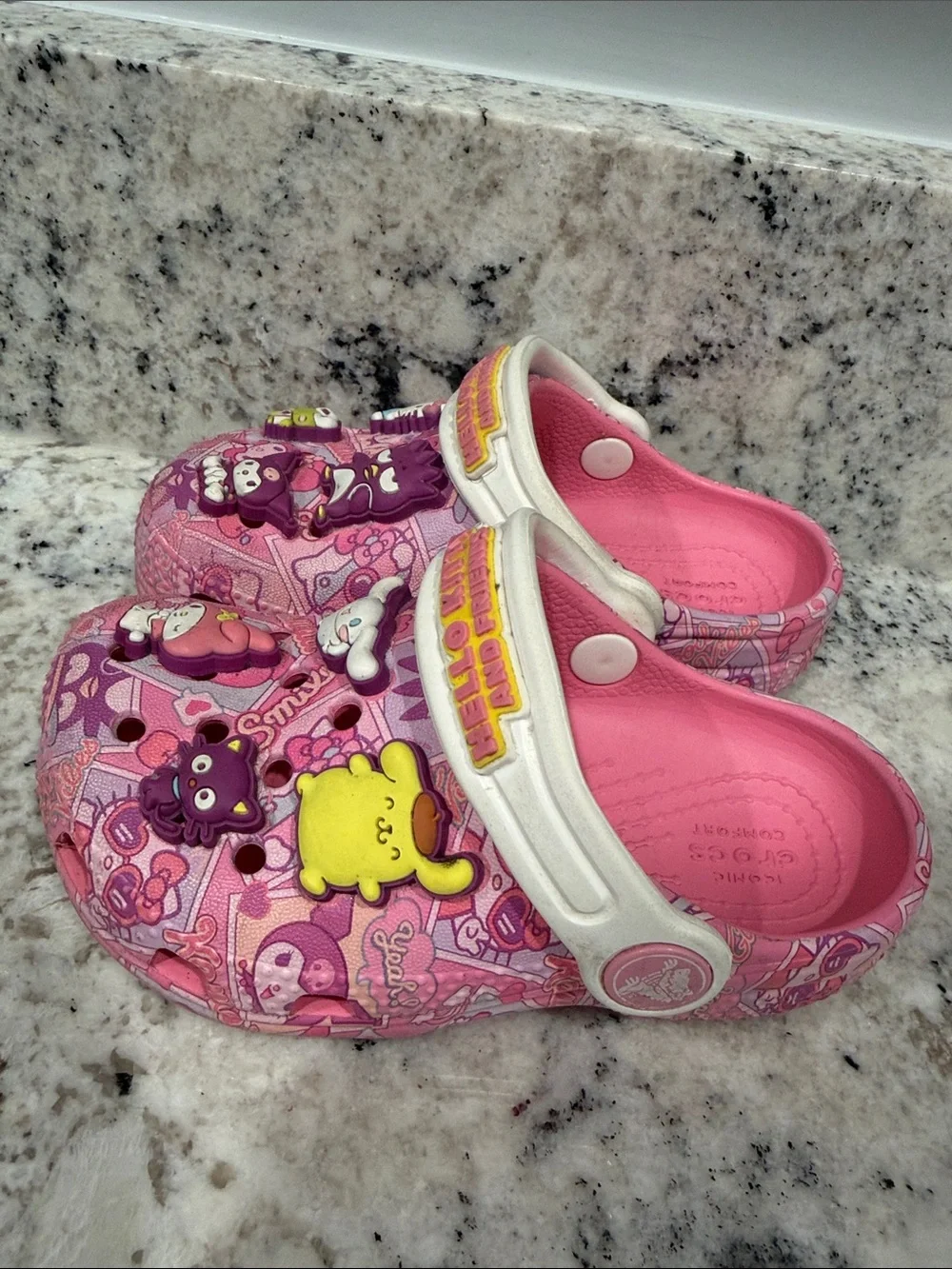 Sanrio Hello Kitty and Friends Character Closed Toe Crocs- Girls C7